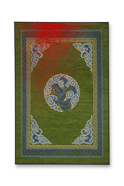 Rugs Modern Halı سجادة موسو التقليدية ذات النمط المزخرف والقاعدة المنسوجة، سج...