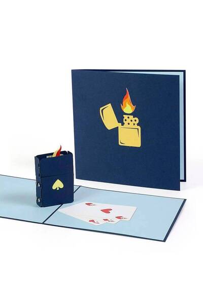 ruh بطاقة منبثقة ثلاثية الأبعاد - ولاعة