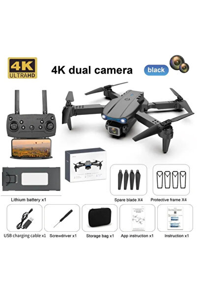 Choice E99 4K black double box Professional Mini Drone E99 HD 4k Camera Foldable WIFI FPV RC Aerial Photogr