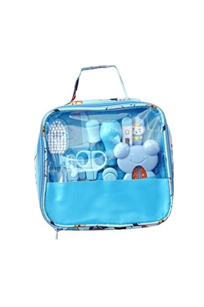 OEM Portable Baby Daily Cleaning Kit, 13 Pieces, Blue