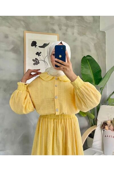 Thebomb Yildiz Skirted Top-And-Bottom Two-Piece Set