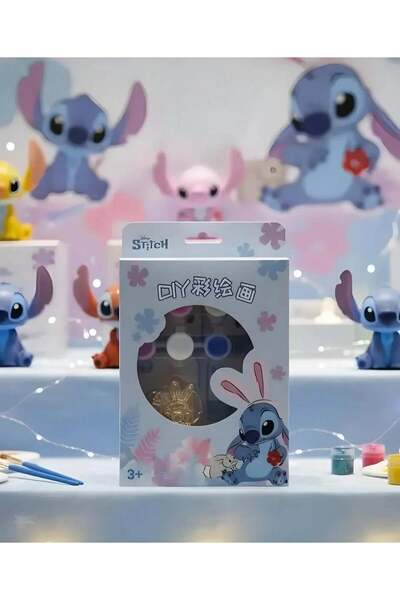 Disney Lilo & Stitch Lisanslı Kendin Yap Boyama Seti