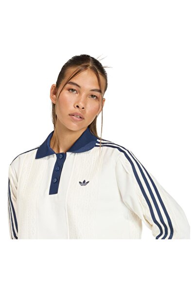 adidas KR7651-K Ls Τζέρσεϊ Γυναικείο Φούτερ Λευκό