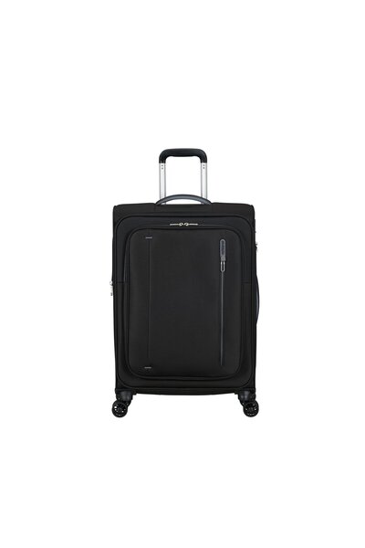 American Tourister Siyah Cloudrider 4 Tekerlekli Orta Boy Valiz 67 cm