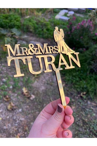 NaturessCo زينة كعكة الخطوبة والزفاف، توبر كيك للخطوبة والزفاف ذهبي/فضي