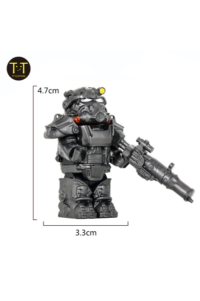 Choice1 Style 01 M Military T60 Armor Soldiers Mini Anime Action fallouts Fig...