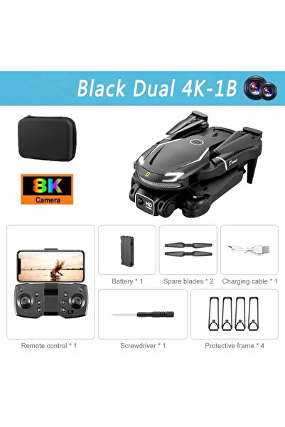 Choice Black Dual 8K-1B V88 Drone 8K Professional HD Camera Height Maintainin...