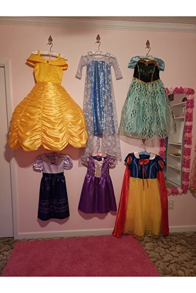 AsolBD Padded Clothing Fabric Premium Coat Hangers Using Dress Seater Bride Heavy Duty Swiveling 6PCS