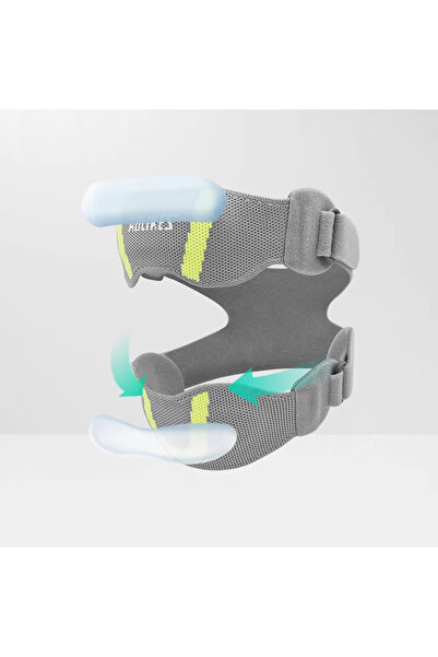 Aolikes حزام ركبة الرضفة باللون الأصفر قطعة واحدة مع وسادة سيليكون مريحة لدعم...