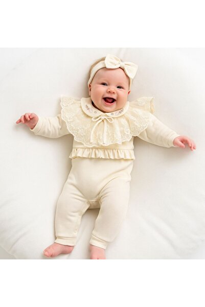 minicayzen بدلة بيبيلا آند بيبي موبايل ذات ياقة دانتيل