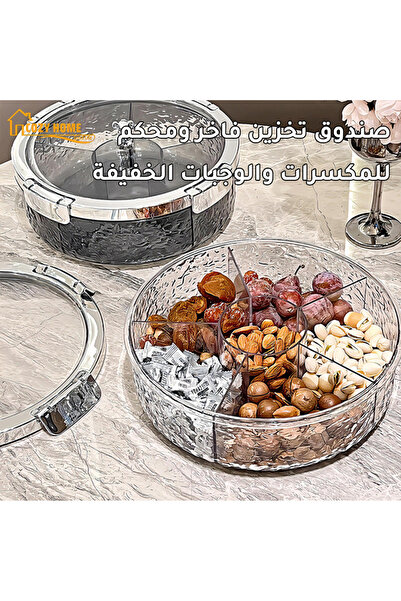 CozyhomeVIP Luxury Airtight Snack Storage Box, Sealed Nut & Dried Fruit Container for Home and Living Room