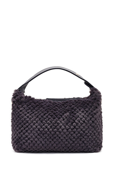 Derimod Γυναικεία τσάντα ώμου με μακρύ λουράκι σε γκρι χρώμα 25WBD2865PH