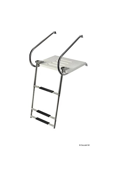 TNG Outdoor Platformă Pupa din fibră de sticlă, 45x35 cm, cadru din oțel inoxidabil AISI 316, țeavă de 22 mm, fără scară