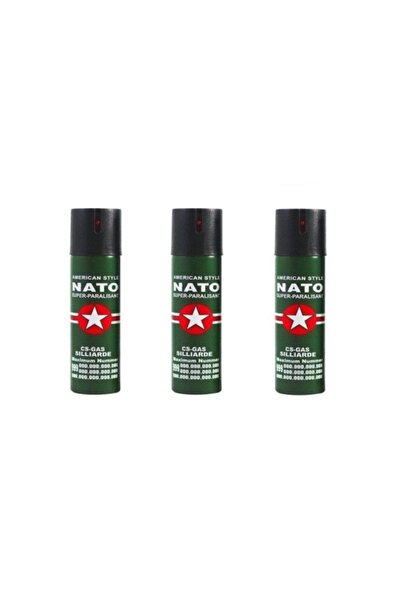 Ems Set of 3 NATO pocket pepper sprays for self-defense