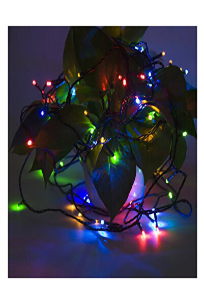 ROVERIM Instalație Brad Crăciun Multicolor 5m cu 140 LED-uri, Lumini Decorative cu Consum Redus