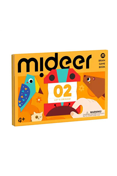 Mideer Level Up Brain Gamebook LetS Origami Level 2 Md3364