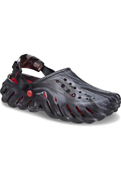 Crocs Clogs Classic Echo Marbled Clog 37-38 EU - M5/W7 US Black - Black/Flame