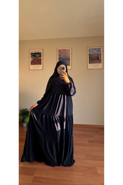 AURAN COUTURE Premium Quality Custom Made Prayer Umre Hajj Medina Silk Dress