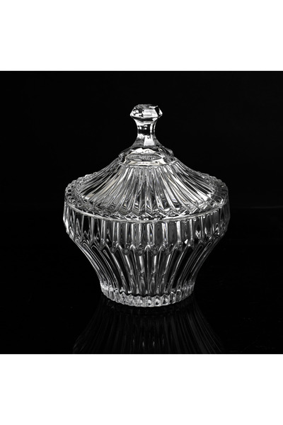 ABAREEK Luxury glass date bowl with a classic design, 16 cm