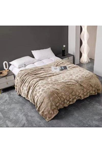 OEM Cocolino Fluffy Blanket with Heart Pattern, Double Bed, 200x230cm, Microf...