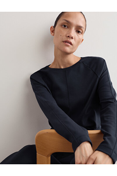 Marks & Spencer Dikiş Detaylı Fitilli Uzun Kollu Üst