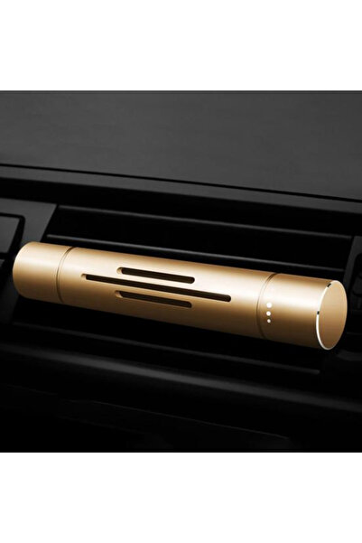 MaffStuff Car Air Freshener Gold Aluminum 8.2×1.4 cm – Set of 5 Refills, Ventilation Clip