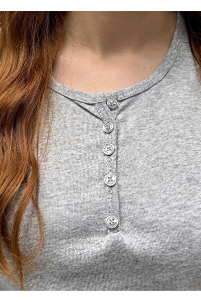 QYA Clothing Basic 100% Cotton Wide Fit Long Sleeve T-Shirt