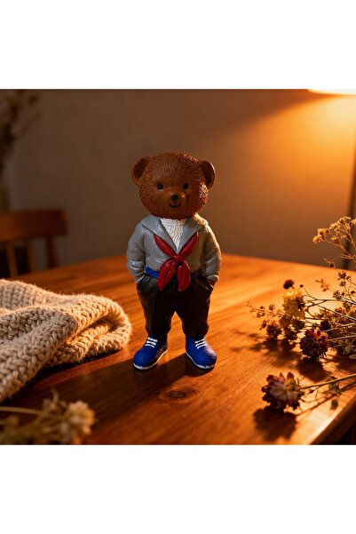 Axnur Dekoratif El Yapımı Teddy Bear Ayıcık Koleksiyonu Bibloları