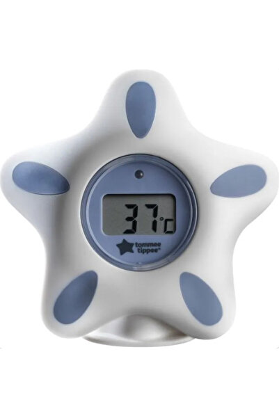 tommee tippee Digital Thermometer for Bathroom and Room White/Blue
