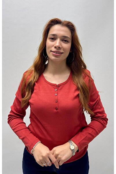 QYA Clothing Basic 100% Cotton Wide Fit Long Sleeve T-Shirt