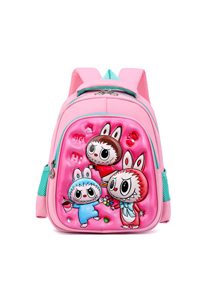 NO BRAND حقيبة ظهر لابوبو للطلاب، متعددة الألوان، 31×15×24 سم، حقيبة-81