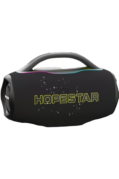Generic مكبر صوت هوبستار H87 محمول للاستخدام الخارجي ومقاوم للماء بتقنية البلوتوث وصوت جهير قوي MP3