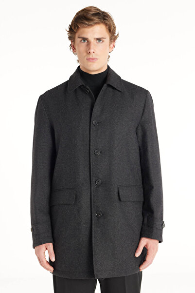 Ted Baker GRİ ÇİFT TARAFLI GİYİLEBİLİR KABAN