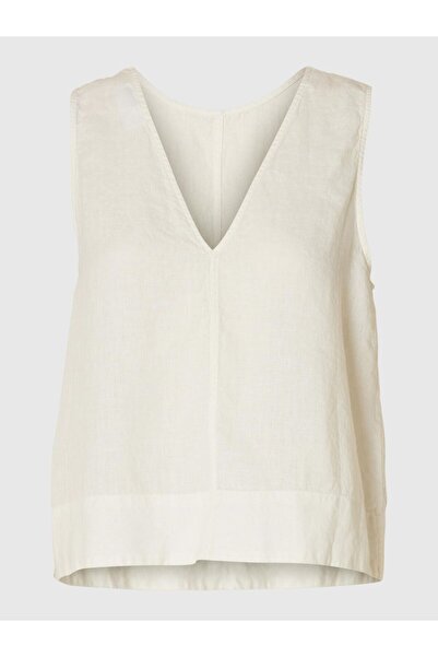 SELECTED Wendbares Top 100% Leinen