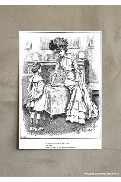 VreauPoster Poster A4 Desen Made of Dust Carton 250gr