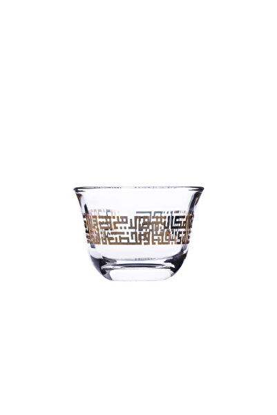 Dimlaj Abraj Glass Cawa Cup CB/6-Gold