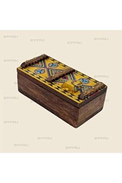 South house صندوق عود خشبي ملون، 17 × 9 سم