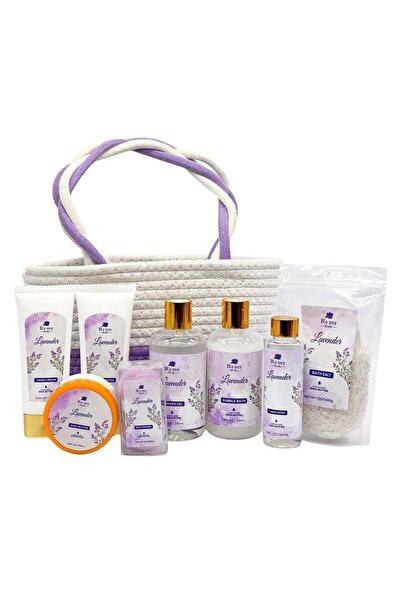 Remy Belle سلة هدايا سبا لافندر، 10 قطع - حقيبة سبا فاخرة
