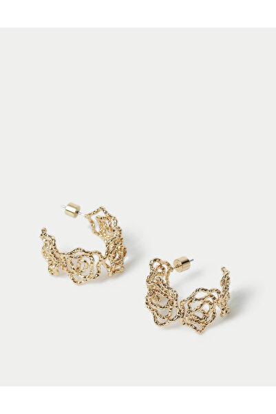 Marks & Spencer Altın Renkli Detaylı Küpe