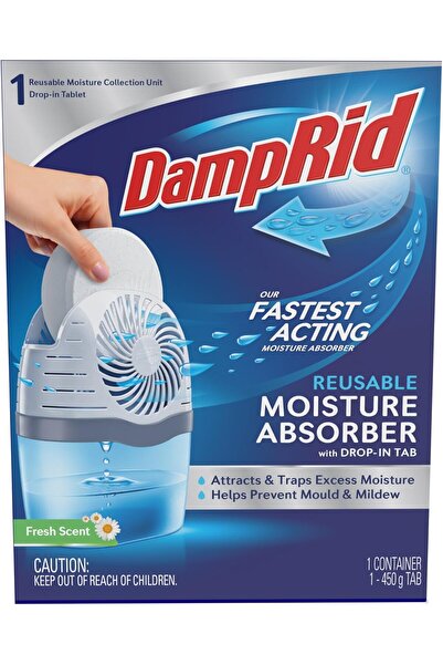 DAMPRID مجموعة أدوات امتصاص الرطوبة برائحة منعشة قابلة للتركيب