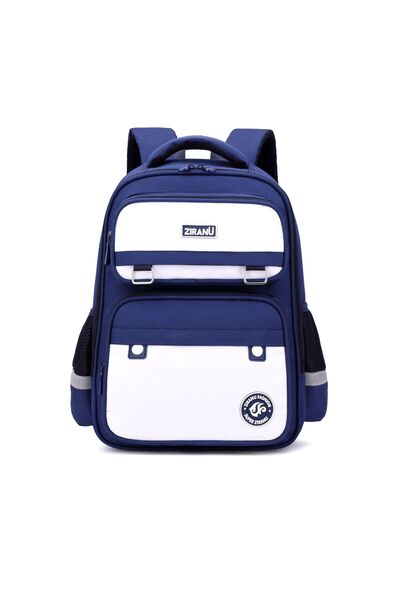 NO BRAND حقيبة ظهر للطلاب، أزرق داكن، حقيبة رقم 28