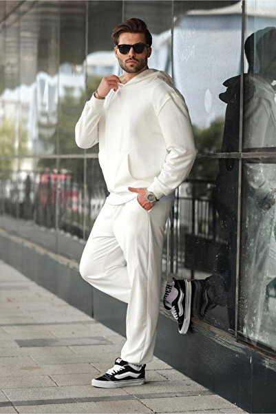 YAKAMEL Ανδρικό σετ φόρμας με κουκούλα, φαρδιά μπατζάκια, άνετη εφαρμογή και ...