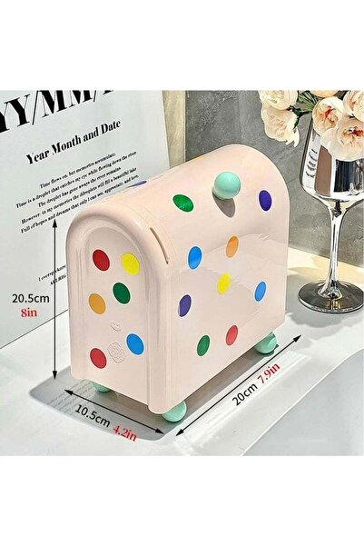 fulina Tabletop Container Stationery Holder, Space Saving Cosmetic Case Desktop Organizer, White