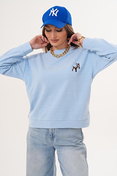 ŞİMAL Γυναικείο πλεκτό φούτερ Κεϊλάν με κέντημα Σελανίκης 255432 -