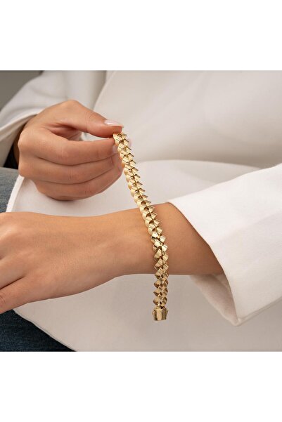 H.M Hakan Mücevherat Spor Gurmet 14 Ayar Altın Bileklik