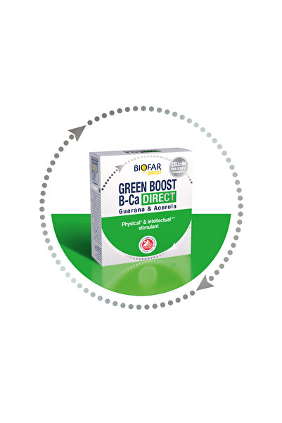 biofar Direct Green Boost B-Ca Body&Mind Boost – 14 Sticks