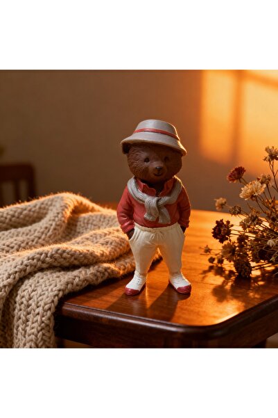 Axnur Dekoratif El Yapımı Teddy Bear Ayıcık Koleksiyonu Bibloları