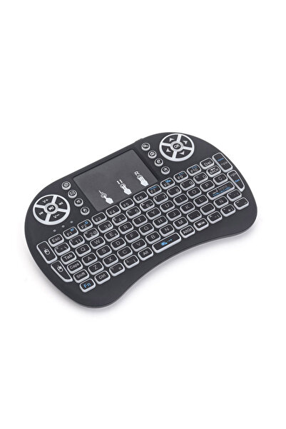 Generic Mini Wireless Keyboard with Touchpad, Backlit Handheld Keyboard Mouse Combo for Smart TV, PC