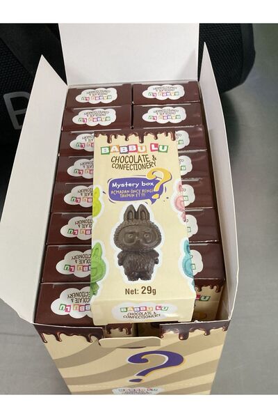 EMA CHOCOLATE BABBU LU LABUBU RENKLİ SÜRPRİZ ÇİKOLATA 16 ADET X 29 GR