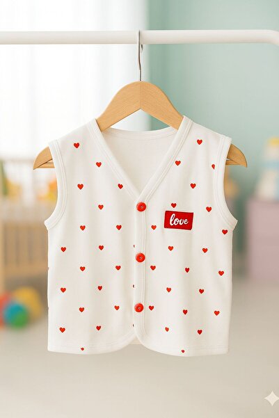 ZERVA QUEEN Heart Baby Girl Vest